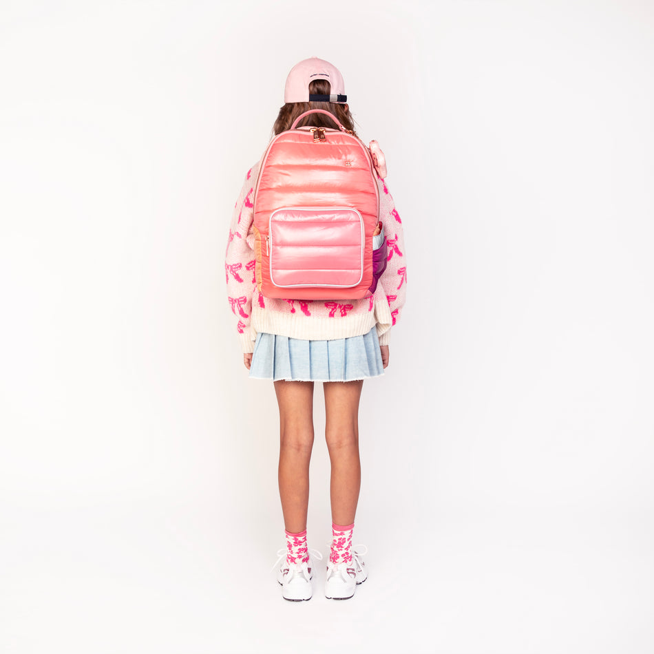 Рюкзак Backpack NEW BOBBIE 2025 - Puffer Pink (самый ЛЕГКИЙ дизайн!)