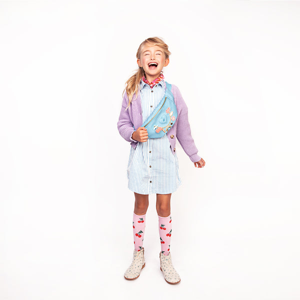 Сумочка cross body Fanny Pack Banane - Vichy Love Blue