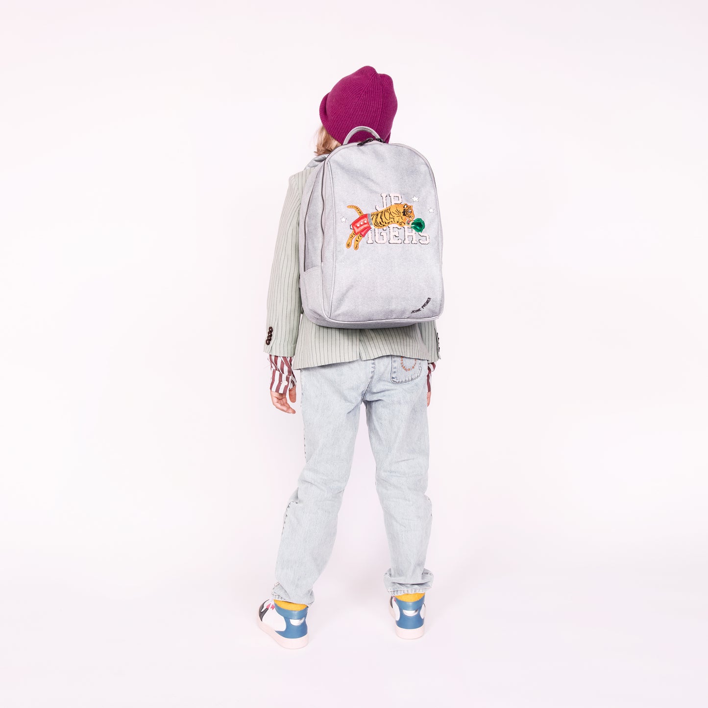 Рюкзак Backpack JAMES - Boxing Tiger (Grey mélange)