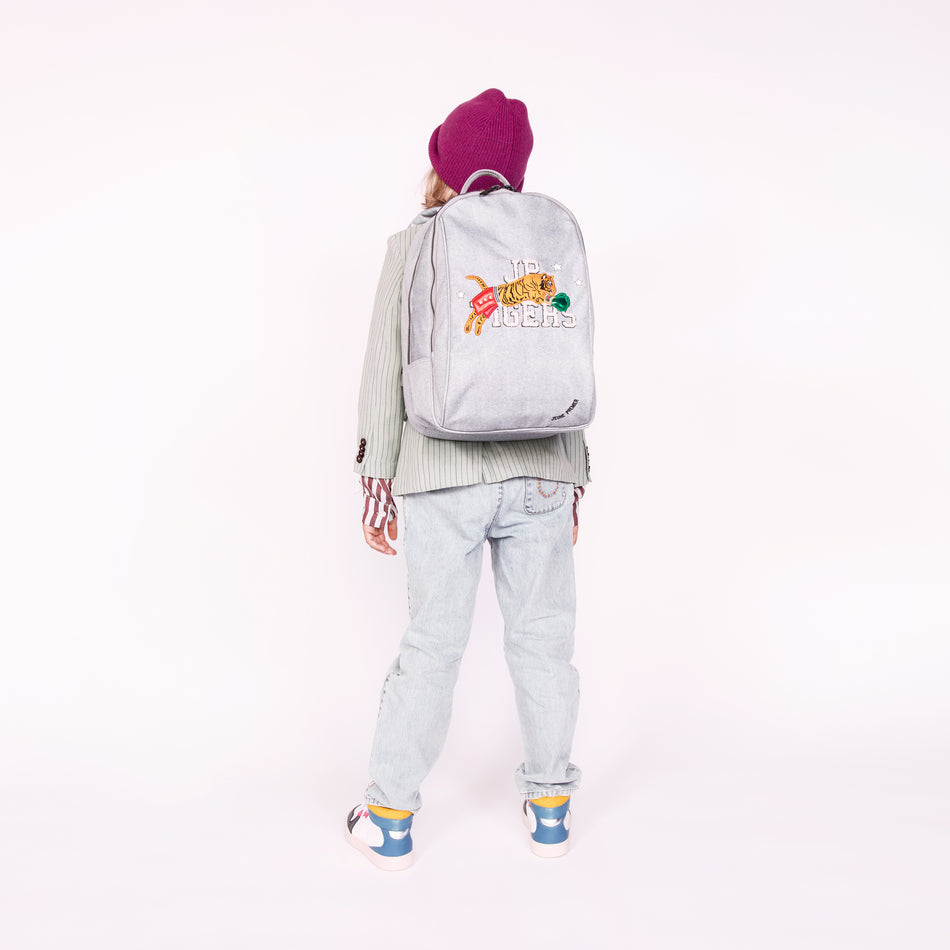 Рюкзак Backpack JAMES - Boxing Tiger (Grey mélange)