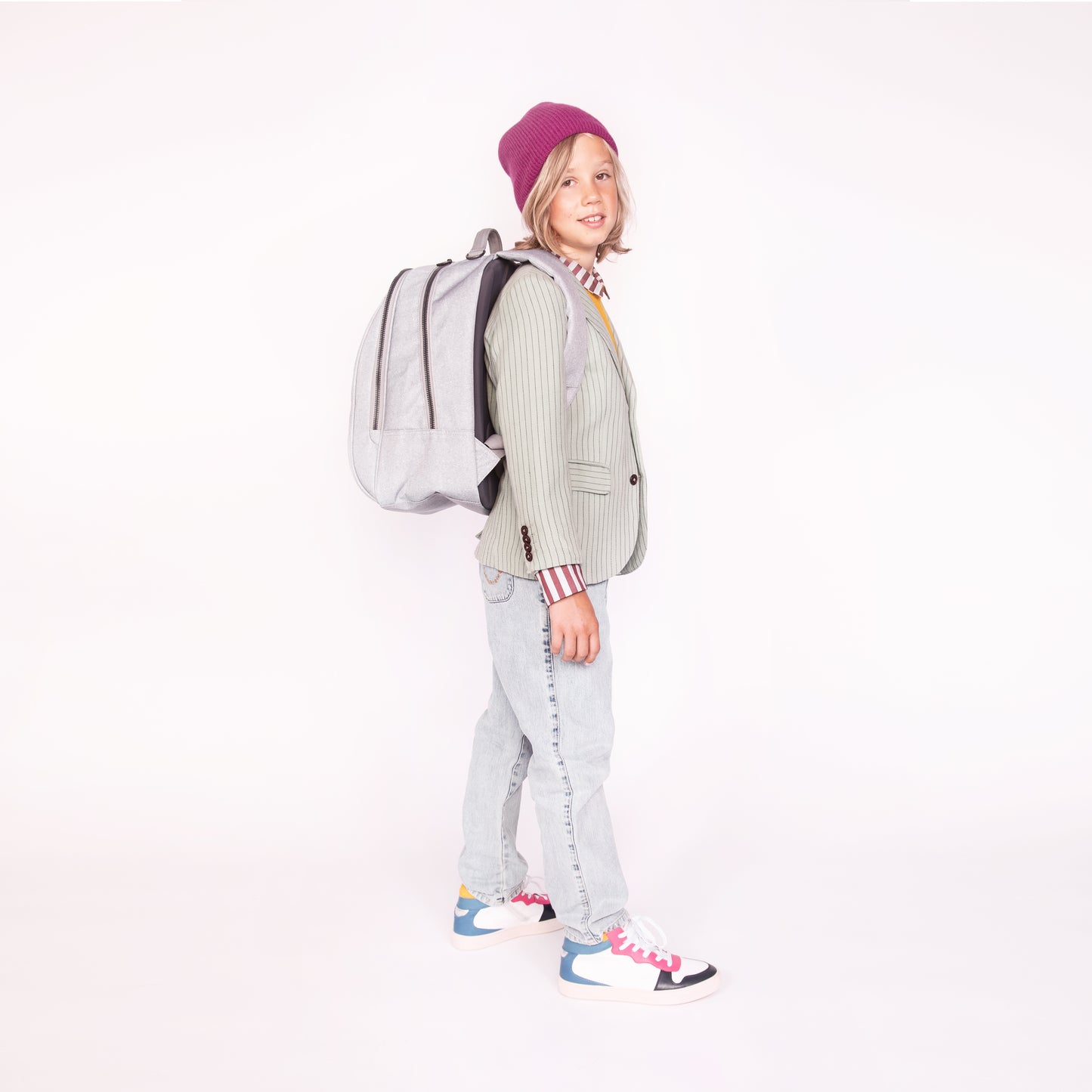 Рюкзак Backpack JAMES - Boxing Tiger (Grey mélange)