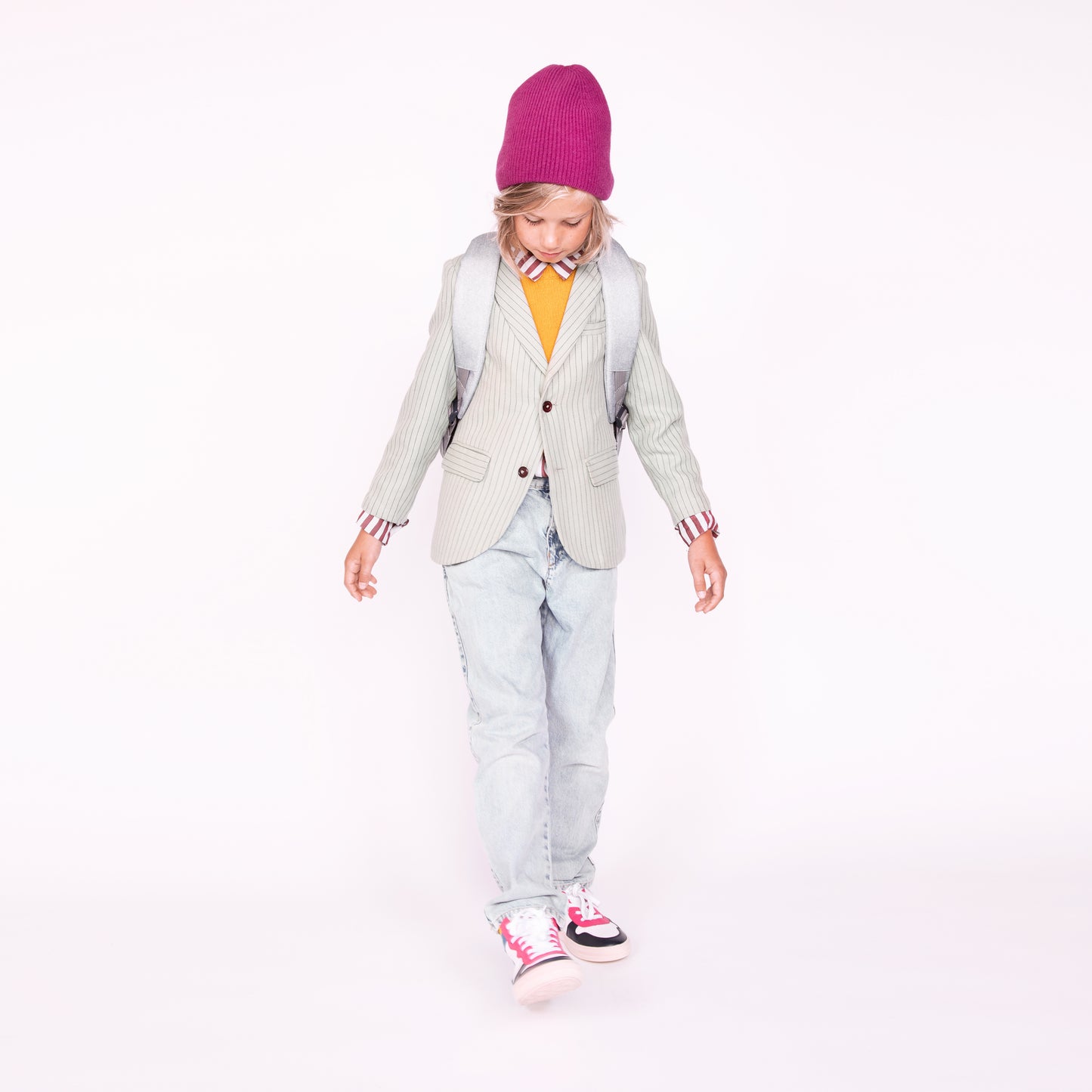 Рюкзак Backpack JAMES - Boxing Tiger (Grey mélange)