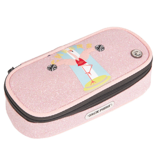 Пенал без наполнения с резиночками JACK PIERS Pencil Case - Flamingo