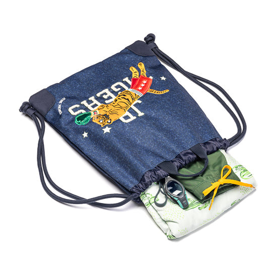 Сумка для обуви и спортивной формы City Bag - Boxing Tiger (Navy mélange)