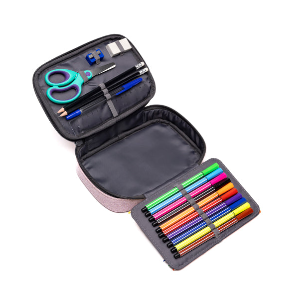 Пенал с наполнением JACK PIERS Pencil Case Filled - Flamingo