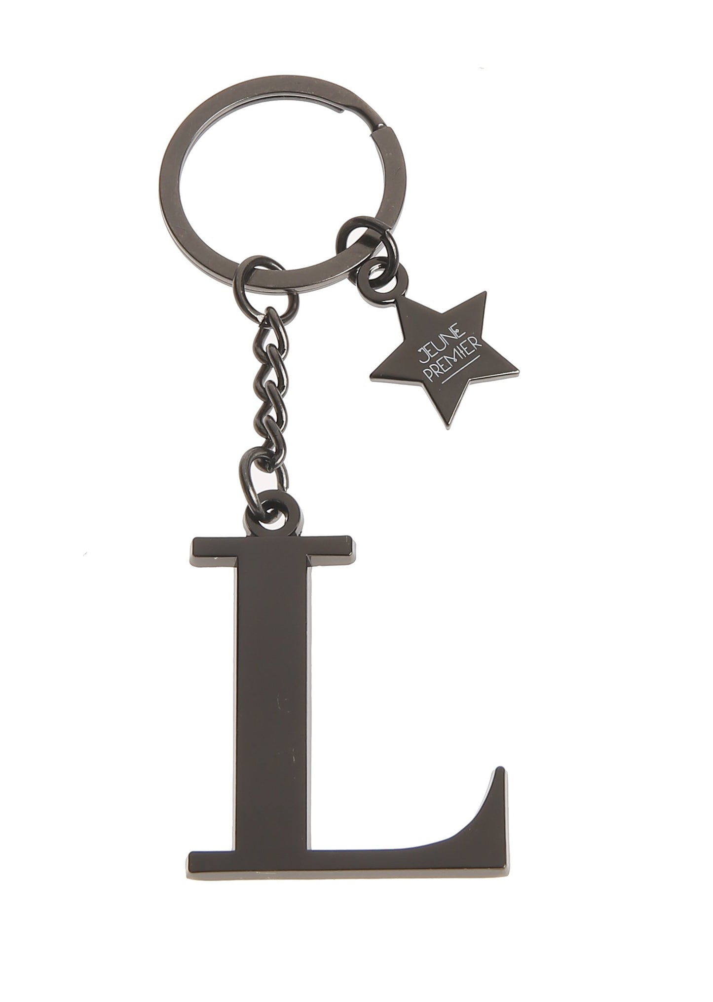 Брелок черный с буквой L - Keychain Letter Black L (не забудьте выбрать к нему ШАРМ)