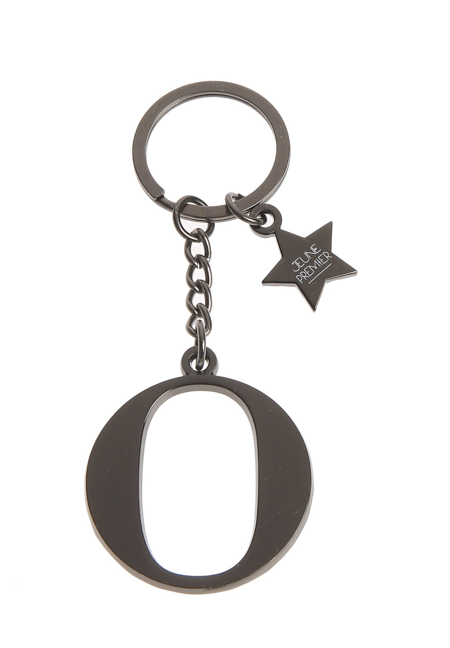 Брелок черный с буквой O - Keychain Letter Black O (не забудьте выбрать к нему ШАРМ)