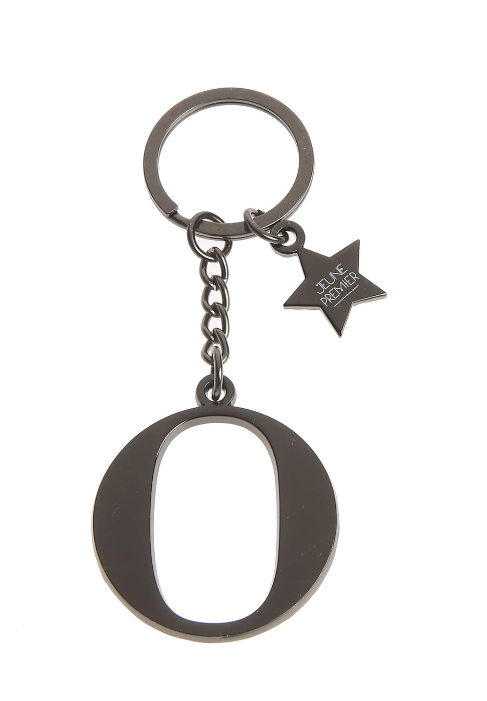 Брелок черный с буквой O - Keychain Letter Black O (не забудьте выбрать к нему ШАРМ)