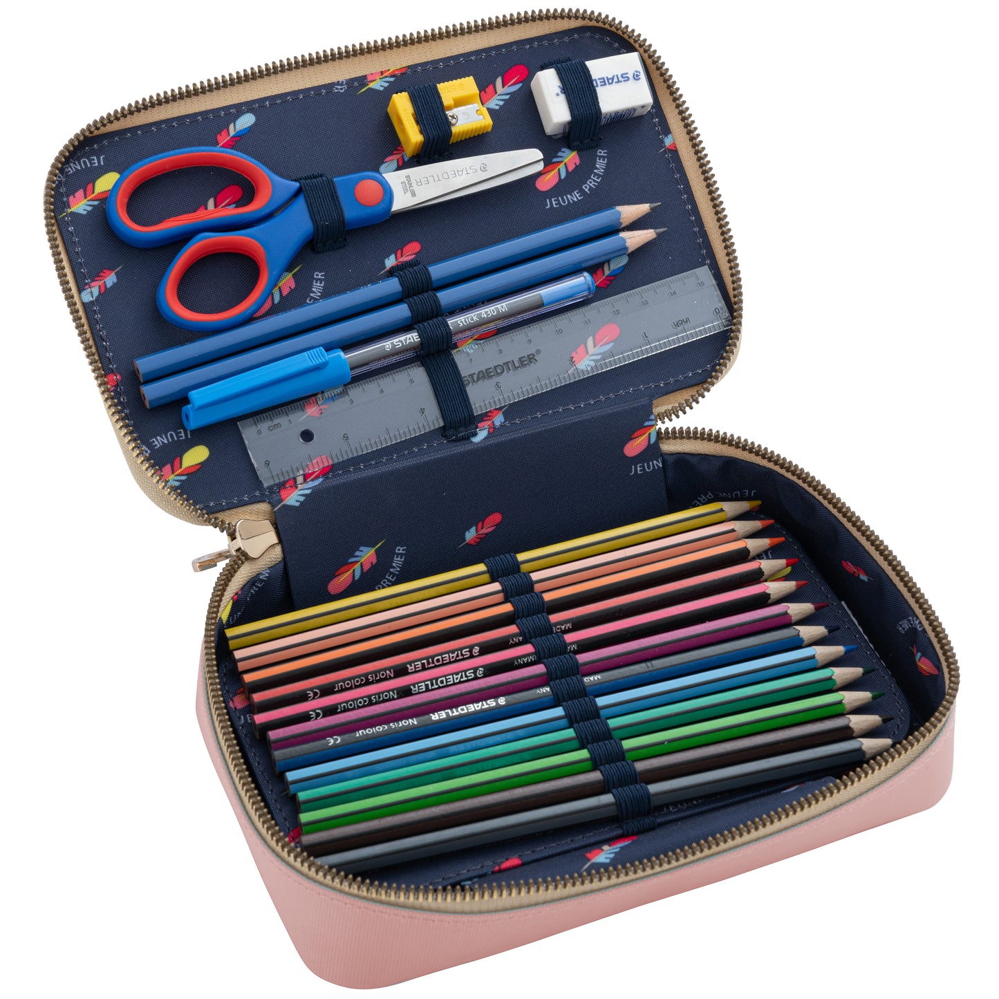 Пенал с наполнением Pencil Box Filled - Pearly Swans