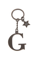 Брелок черный с буквой G - Keychain Letter Black G