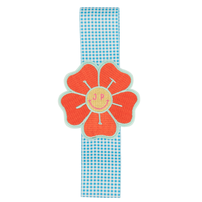 Фиксатор для ланчбокса - Lunchbox Elastic Vichy Love Blue