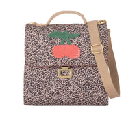 Сумочка для прогулок и еды Lunch Bag - Leopard Cherry