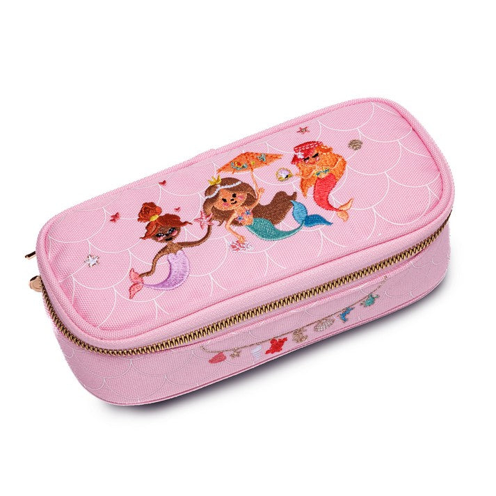 Пенал без наполнения с резиночками Pencil Box - Mermaids