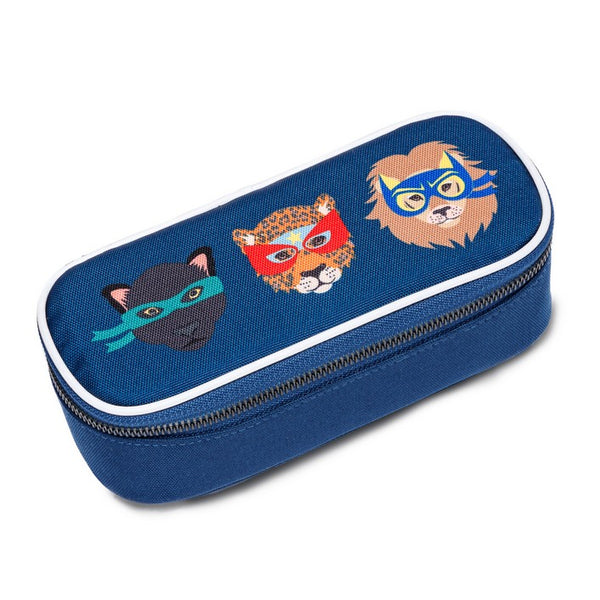 Пенал без наполнения с резиночками Pencil Box - Super Cats