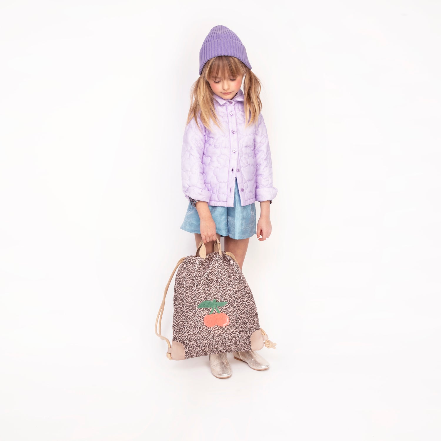 Сумка для обуви и спортивной формы City Bag - Leopard Cherry