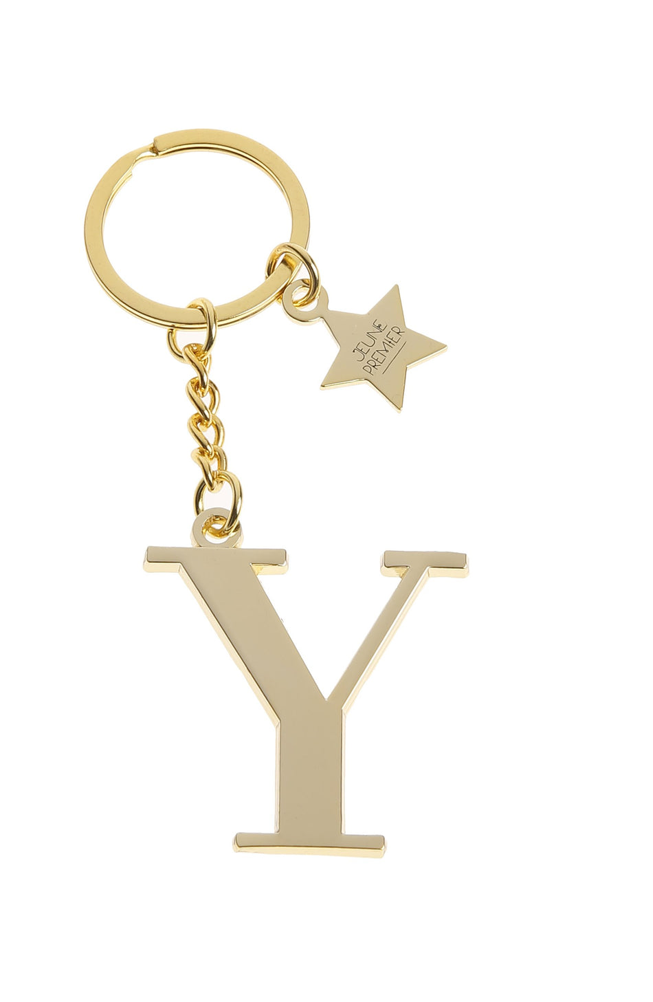 Брелок золотистый с буквой Y - Keychain Letter Gold Y