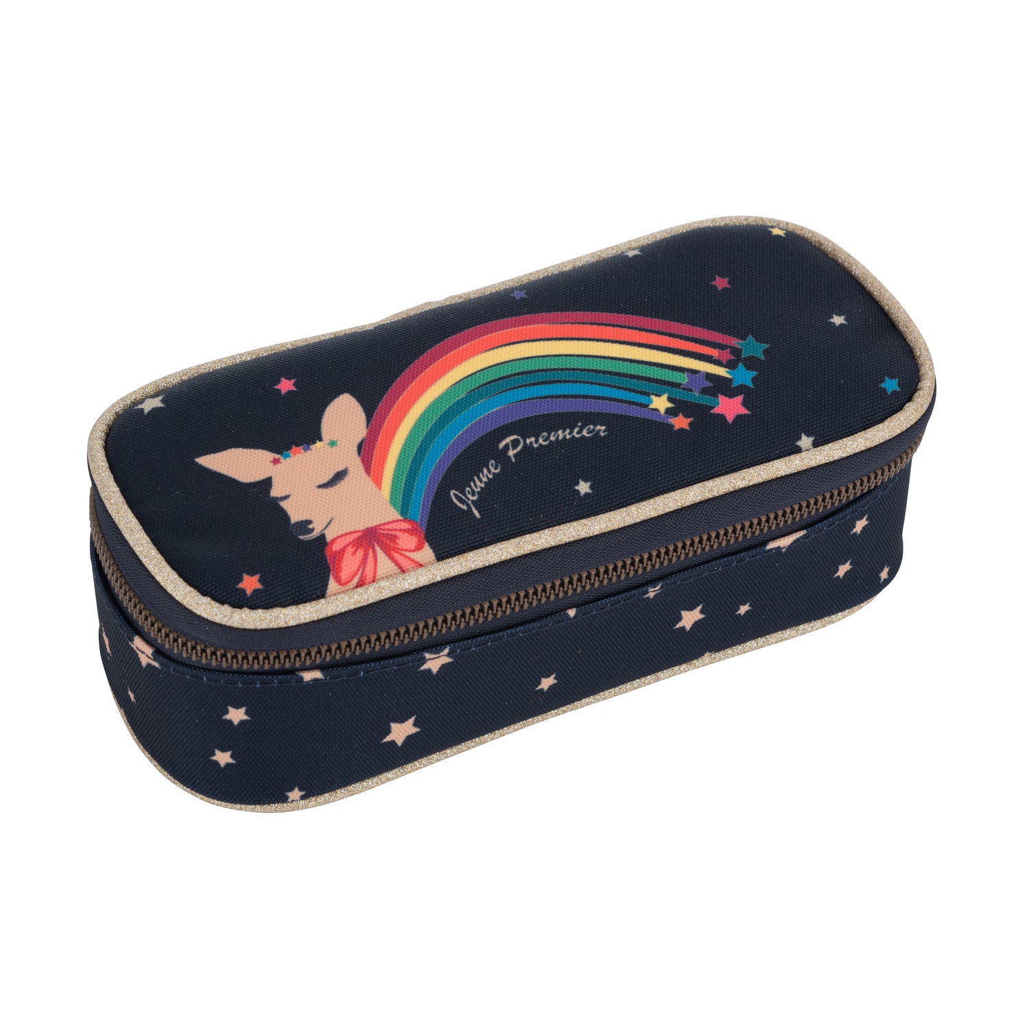 Пенал без наполнения с резиночками Pencil Box - Rainbow Deer