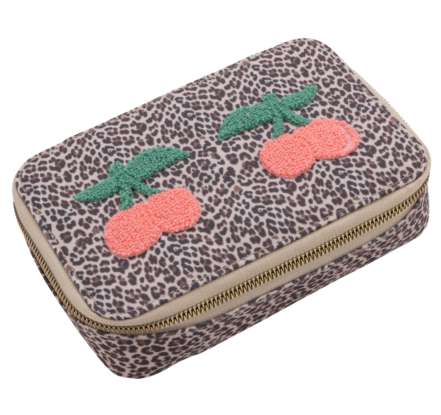 Пенал с наполнением Pencil Box Filled - Leopard Cherry