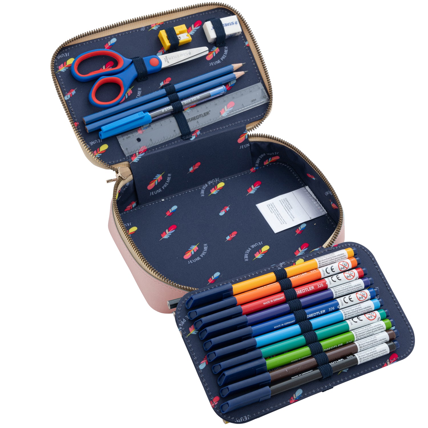 Пенал с наполнением Pencil Box Filled - Pearly Swans